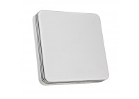 Светодиодный светильник 18 Вт накладной квадратный 5000К IP65 Silver