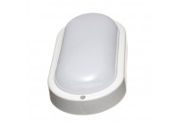Led светильник накладной ЖКХ 12Вт 6000К овал IP65