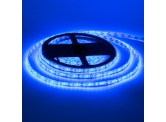 Led лента 12В синяя smd2835 120LED/m IP65, 1м