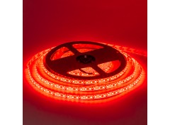 Led лента 12В красная smd2835 120LED/m IP20, 1м