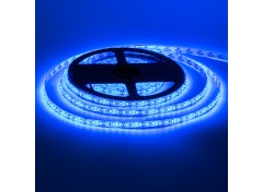 Led лента 12В синяя smd2835 120LED/m IP20, 1м