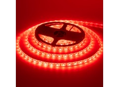 Led лента 12В красная smd5050 60LED/m IP65, 1м