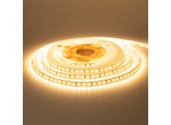 Светодиодная лента 12в белая теплая New smd3528 120led/м негерметичная, 1м