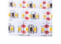 Led лента 12В AVT теплая белая smd3014 204LED/m IP20, 1м