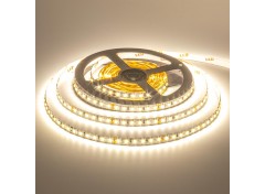 Светодиодная лента белая теплая 24V AVT smd2835 120LED/м IP20