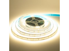 Led лента AVT 24В белая теплая smd2835 168LED/m IP20, 1м