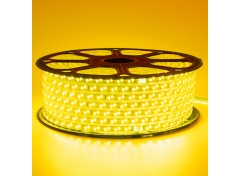 Led лента 220В желтая smd2835 120LED/m 12W IP65, 1м