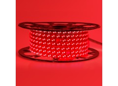 Led лента 220В красная smd2835 120LED/m 12W IP65, 1м