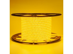 Led лента 220В желтая AVT smd2835 120LED/m 4W IP65, 1м