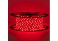 Лед лента 220 В красная smd 2835 48led/м 6Вт/м IP65, 1м