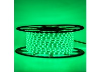 Мигающая led лента 220 В зеленая smd 2835 48led/м 6Вт/м IP65, 1м