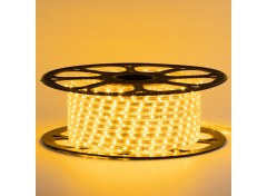 Лед лента 220 В желтая smd 2835 48led/м 6Вт/м IP65, 1м