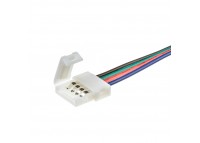 Led коннектор RGB 10 mm (провод+зажим)