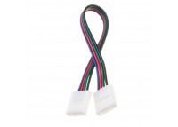 Led коннектор RGB 10 mm (провод+2 зажима)
