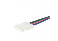 Led коннектор RGB 10 mm (провод+зажим)