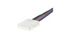 Led коннектор RGB 10 mm (провод+2 зажима)