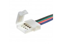 Led коннектор RGB 10 mm (провод+2 зажима)