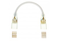 Соединитель для Led неона 220В AVT smd5050 (2 разъема+2 шт. 4pin) с проводом
