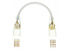 Соединитель для Led неона 220В AVT smd5050 (2 разъема+2 шт. 4pin) с проводом