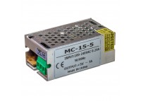 Блок питания 5В MС/3A 15 Bт IP 20