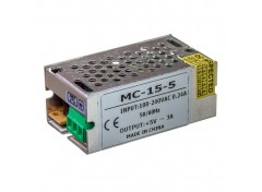 Блок питания 5В MС/3A 15 Bт IP 20