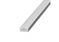 LED профиль ПФ-18 анодированный накладной с рассеивателем (комплект) 2м