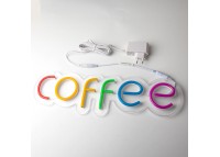 Неоновая вывеска "COFFEE" MONO (с контроллером)