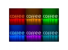 Неоновая вывеска "COFFEE" RGB (с контроллером)
