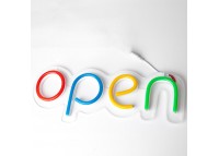 Неоновая вывеска "OPEN" (без контроллера)