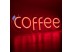 Неоновая вывеска "COFFEE" RED (с контроллером)