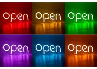 Неоновая вывеска "OPEN " RGB
синхронно вся вывеска (с контроллером)