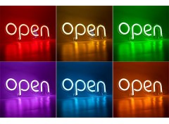 Неоновая вывеска "OPEN " RGB
синхронно вся вывеска (с контроллером)