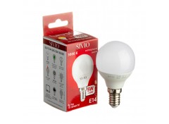 Led лампа Sivio 5Вт G45 теплая белая E14 3000K