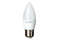 Led лампа Sivio 7Вт C37 теплая белая E27 3000K