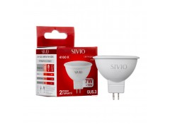 Led лампа Sivio 7Вт MR16 нейтральная белая GU5.3 4100K