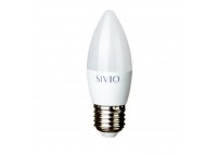 Led лампа Sivio 6Вт C37 теплая белая E27 3000K