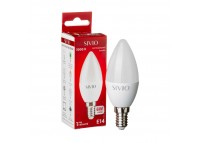 Led лампа Sivio 6Вт C37 теплая белая E14 3000K