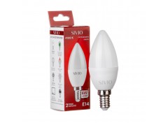 Led лампа Sivio 6Вт C37 нейтральная белая E14 4100K