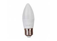 Led лампа Sivio 8Вт C37 нейтральная белая E27 4100K
