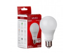 Led лампа Sivio 18Вт A65 нейтральная белая E27 4100K