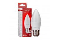 Led лампа Sivio 8Вт C37 нейтральная белая E27 4100K