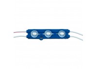Модуль светодиодный синий 12в smd5730 3LED 1.5Вт герметичный