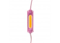 Модуль СОВ 12V розовый 1led 2Вт овальный IP65