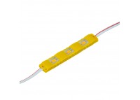 Модуль светодиодный жёлтый 12в smd5730 3LED 1.5Вт герметичный