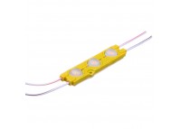 Модуль светодиодный желтый 12в smd5730 3LED 1.5Вт герметичный
