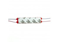 Модуль светодиодный красный 12в smd5730 3LED 1.5Вт герметичный