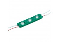 Модуль светодиодный зеленый 12в smd5730 3LED 1.5Вт герметичный