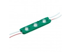 Модуль светодиодный зеленый 12в smd5730 3LED 1.5Вт герметичный