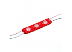 Модуль 12V красный 3led smd5730 1.5Вт IP65