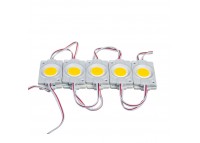 Модуль светодиодный белый теплый 12в СОВ круглый 1LED 2,4Вт герметичный